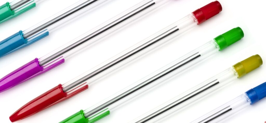Diagonal pen selection