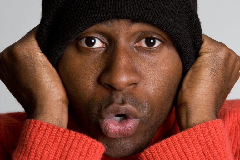 Man wearing hat